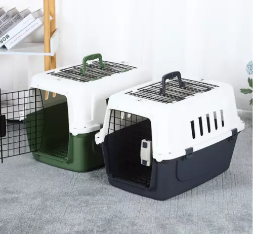 Portable Dog Cat Pet Carrier Crate Case Kennel Travel Carry Transporter Cage