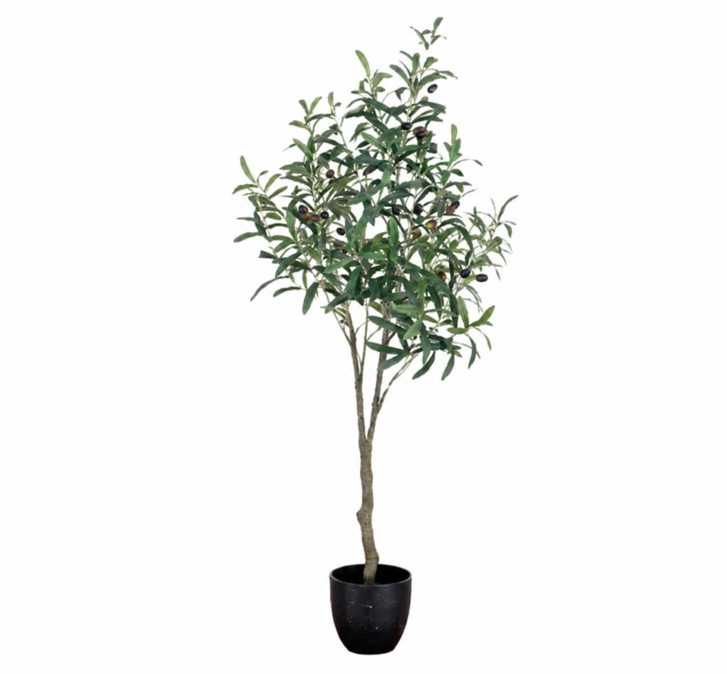 Artificial Plant Olive Tree Fake Plants Home Garden Office Indoor Decoration