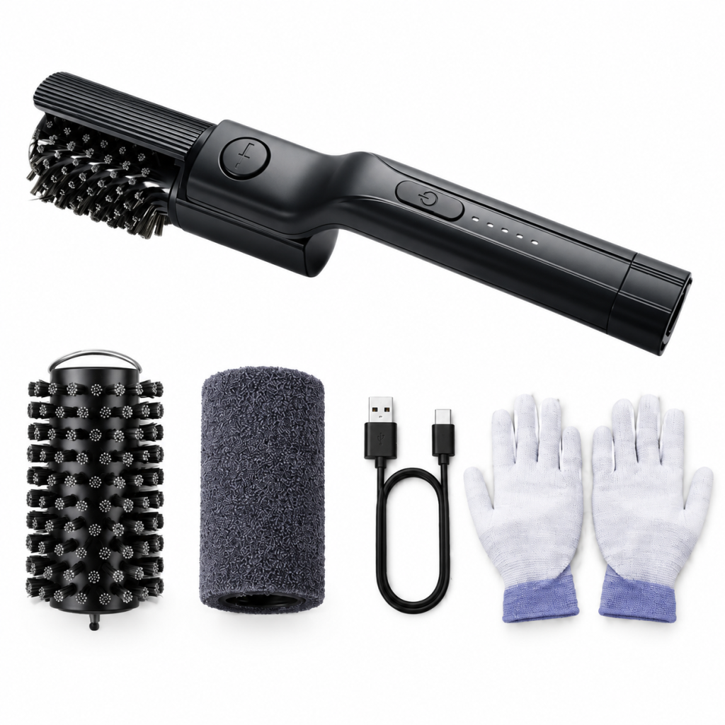 Cordless Rotary Electric Grill Brush Adjustable BBQ Cleaner Tool Camping Outdoor