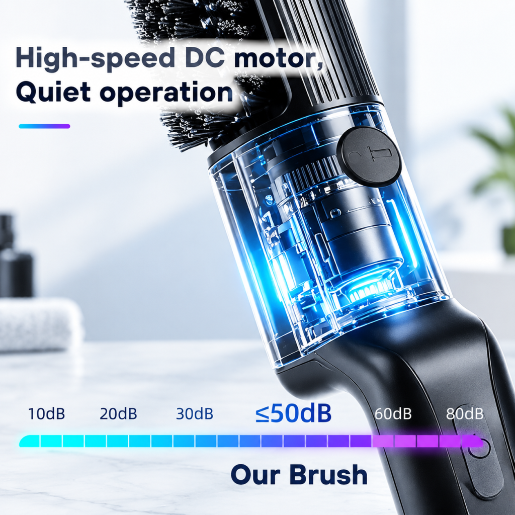Cordless Rotary Electric Grill Brush Adjustable BBQ Cleaner Tool Camping Outdoor