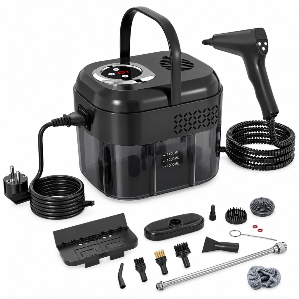 1500W High Pressure Steam Cleaner 1700ML Portable Home Kitchen Cleaning Machine