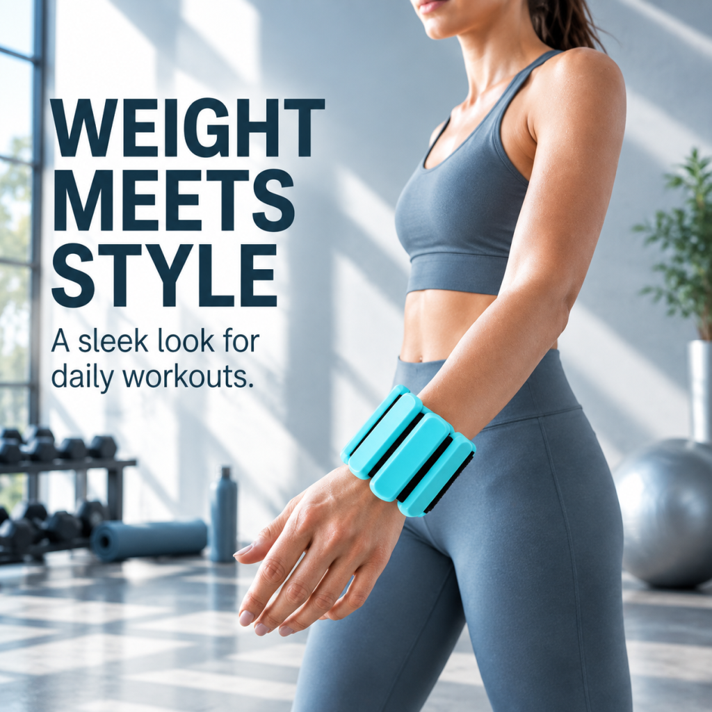 1/2/4 Pair Adjustable Weighted Bangles Ankle Wrist Weights Fitness Running Gym