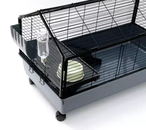 Rabbit Cage 100cm Metal Frame Hutch Hamster Pet Cages