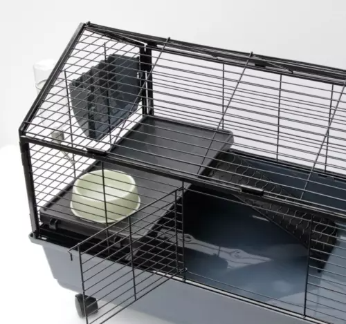 Rabbit Cage 100cm Metal Frame Hutch Hamster Pet Cages