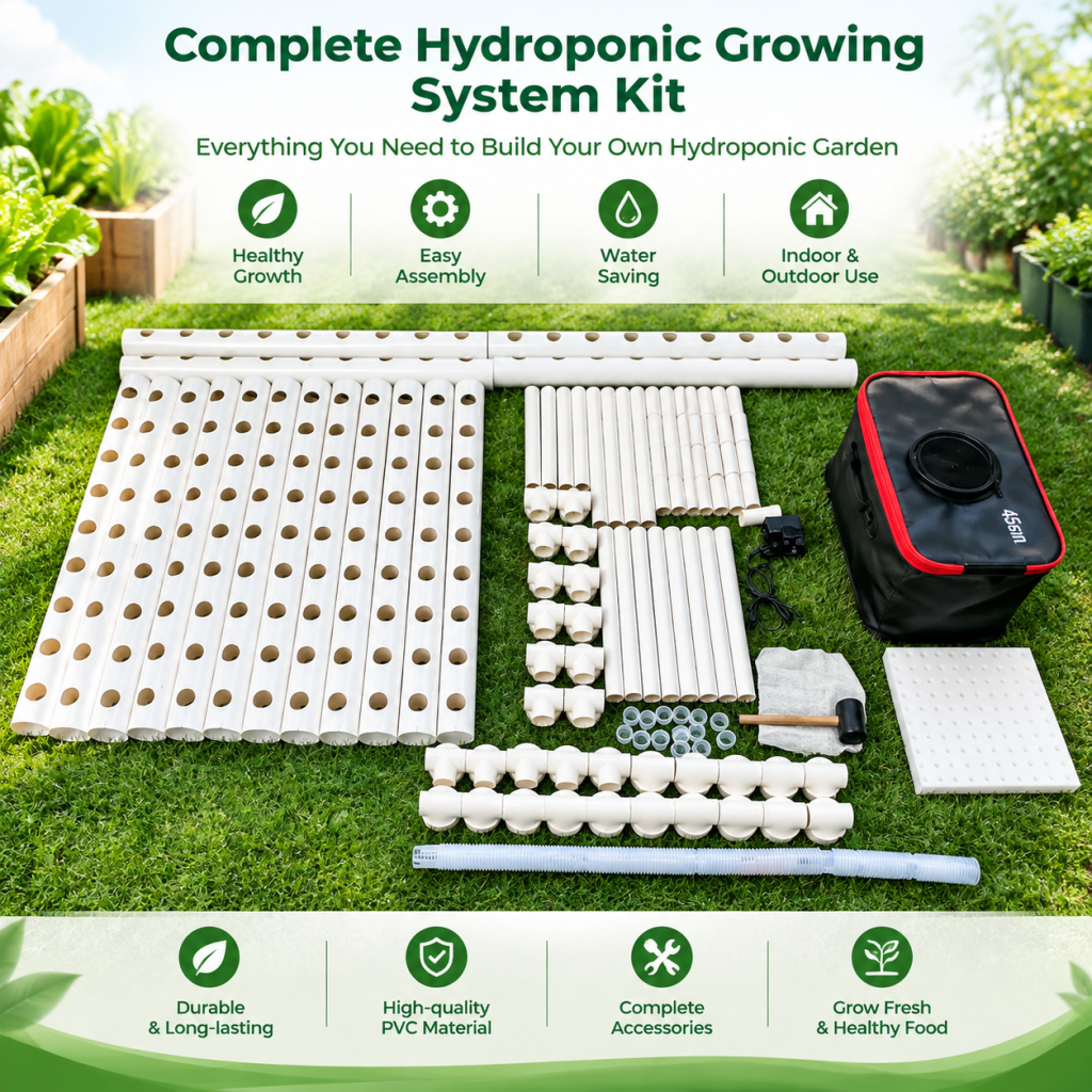 144 Plants Aeroponics Hydroponics Growing Tool Kits Vegetable NFT Growing System