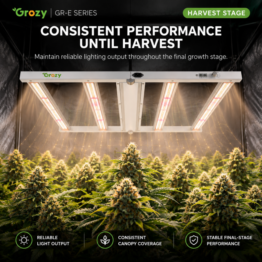GROZY GR-E 240W 400W 720W 1050W LED Grow Light Bar Hydroponics Commercial Plants