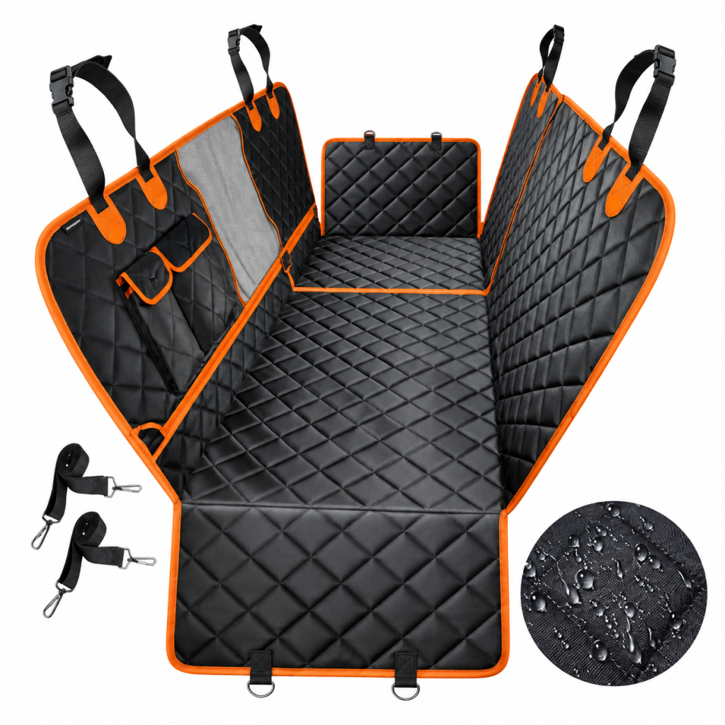 Premium Pet Car Cat Dog Back Seat Cover Hammock NonSlip Protector Mat Waterproof