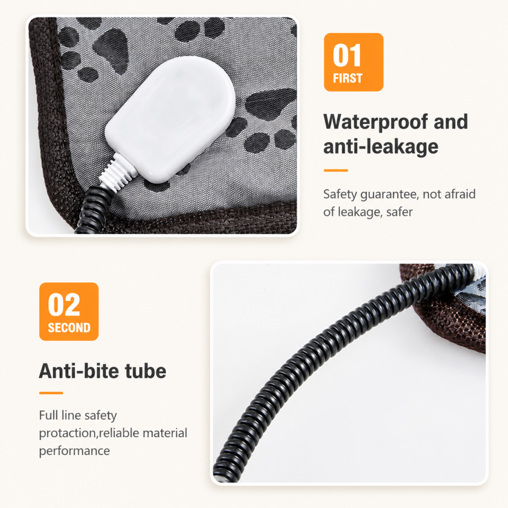 Intelligent Waterproof Electric Pet Heating Pad Heat Mat For Dog Cat Bunny