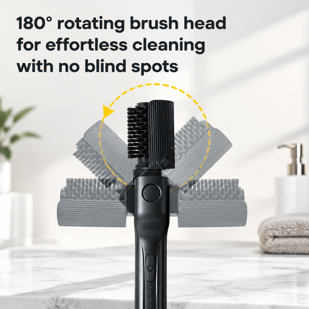 Cordless Rotary Electric Grill Brush Adjustable BBQ Cleaner Tool Camping Outdoor