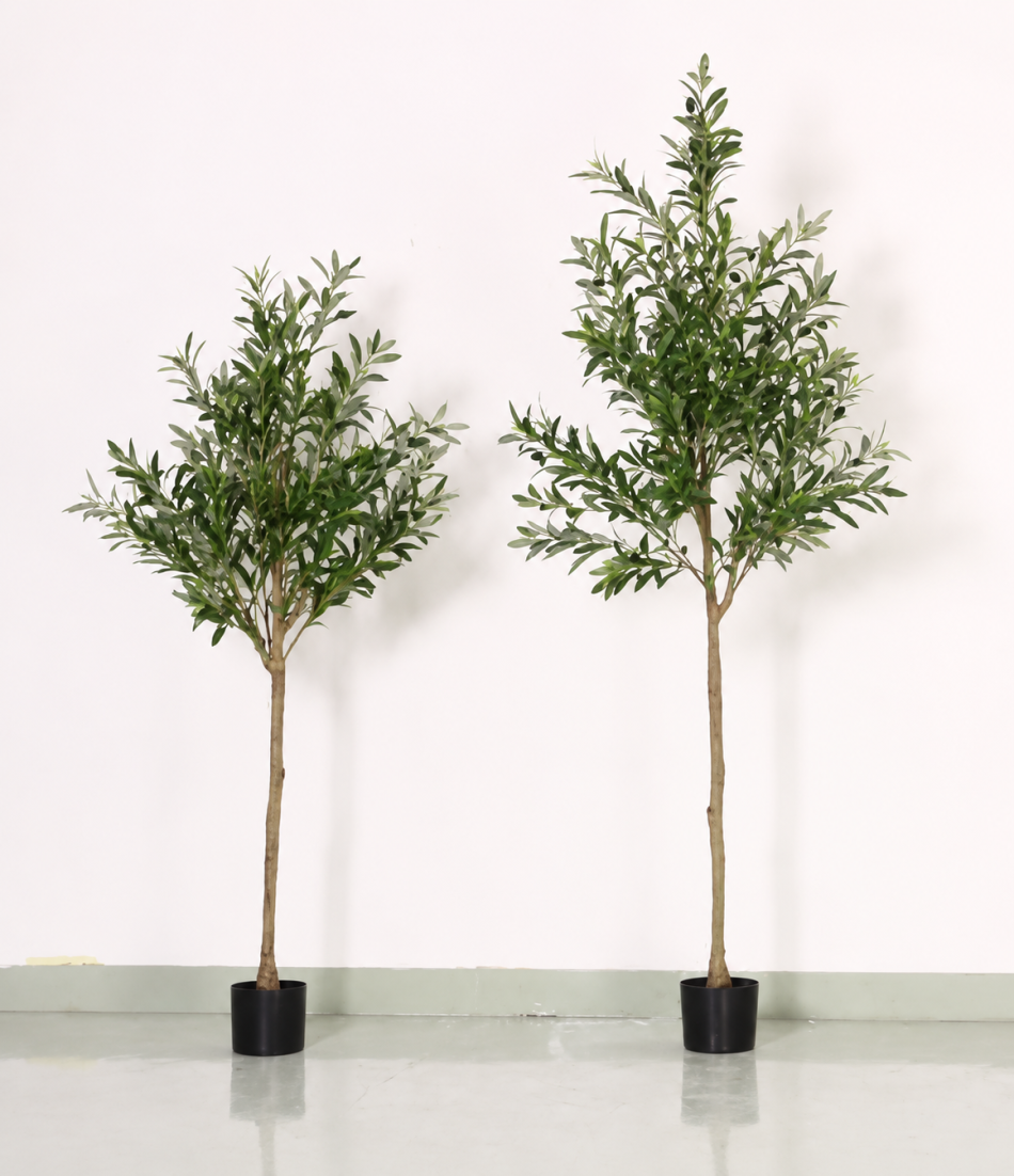 Artificial Plant Olive Tree Fake Plants Home Garden Office Indoor Decoration