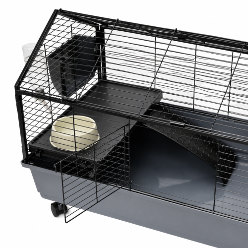 Rabbit Cage 100cm Metal Frame Hutch Hamster Pet Cages
