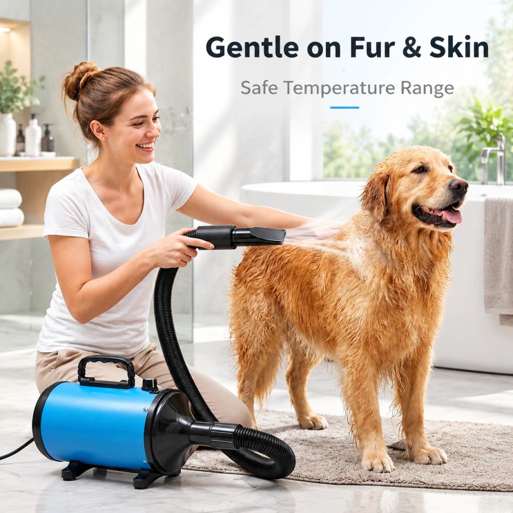 3200W Pet Hair Dryer Hairdryer Dog Cat Grooming Blower Blaster Heater Adjustable