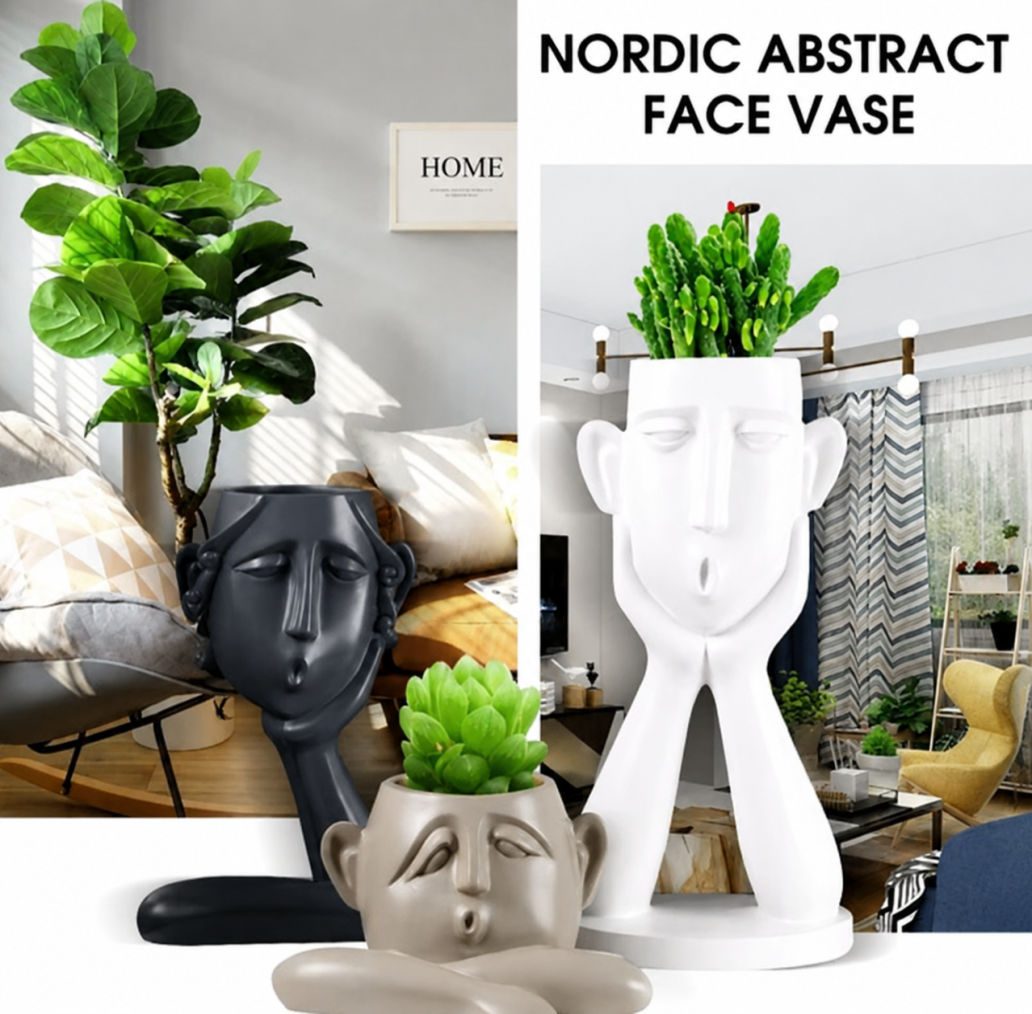 5 PCS Plant Pots Self Watering Planters with Drainage Hole Flower Succulents Pots