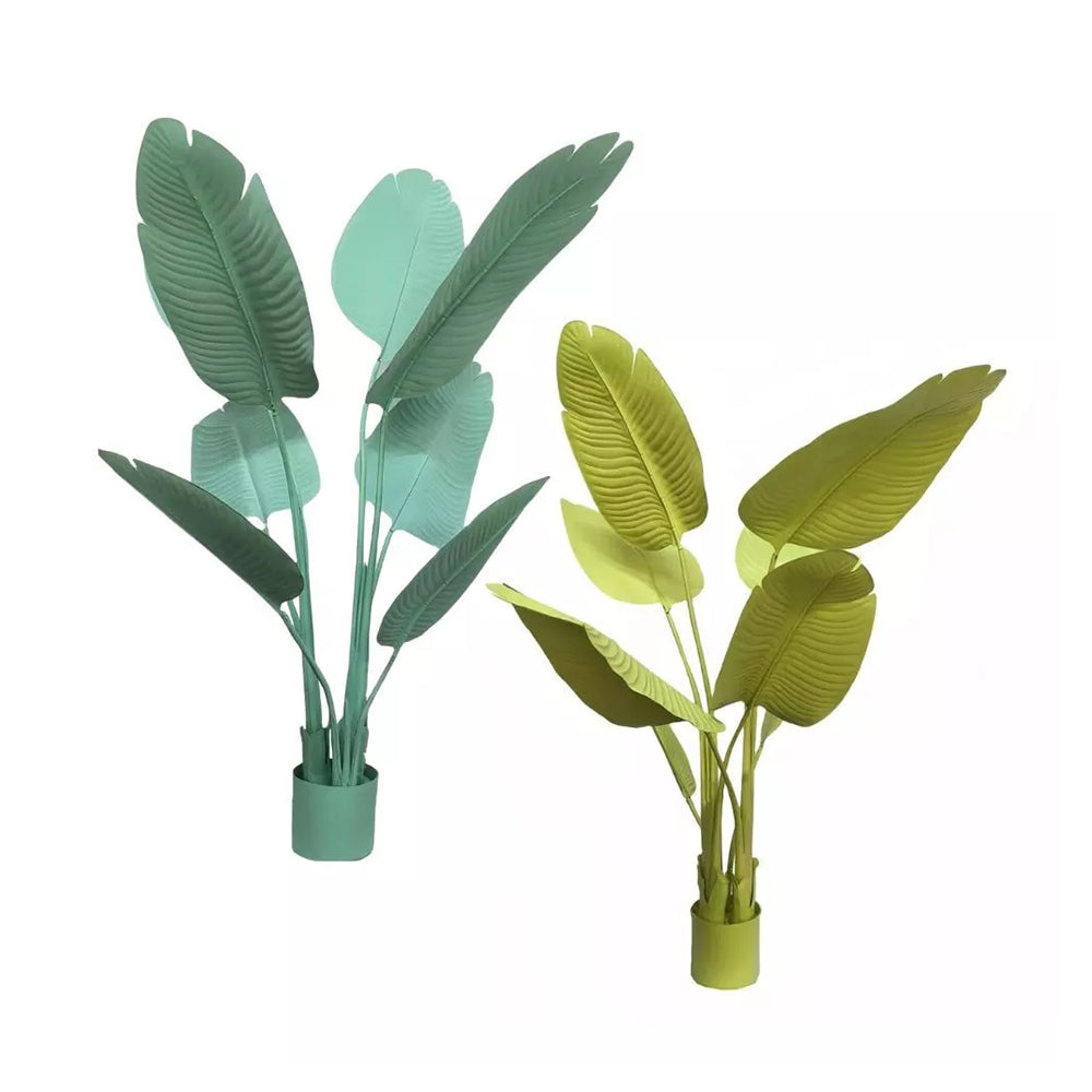 120CM Artificial Tropical Traveller Palm Bird of Paradise Faux Plant for Outdoor Indoor Decor