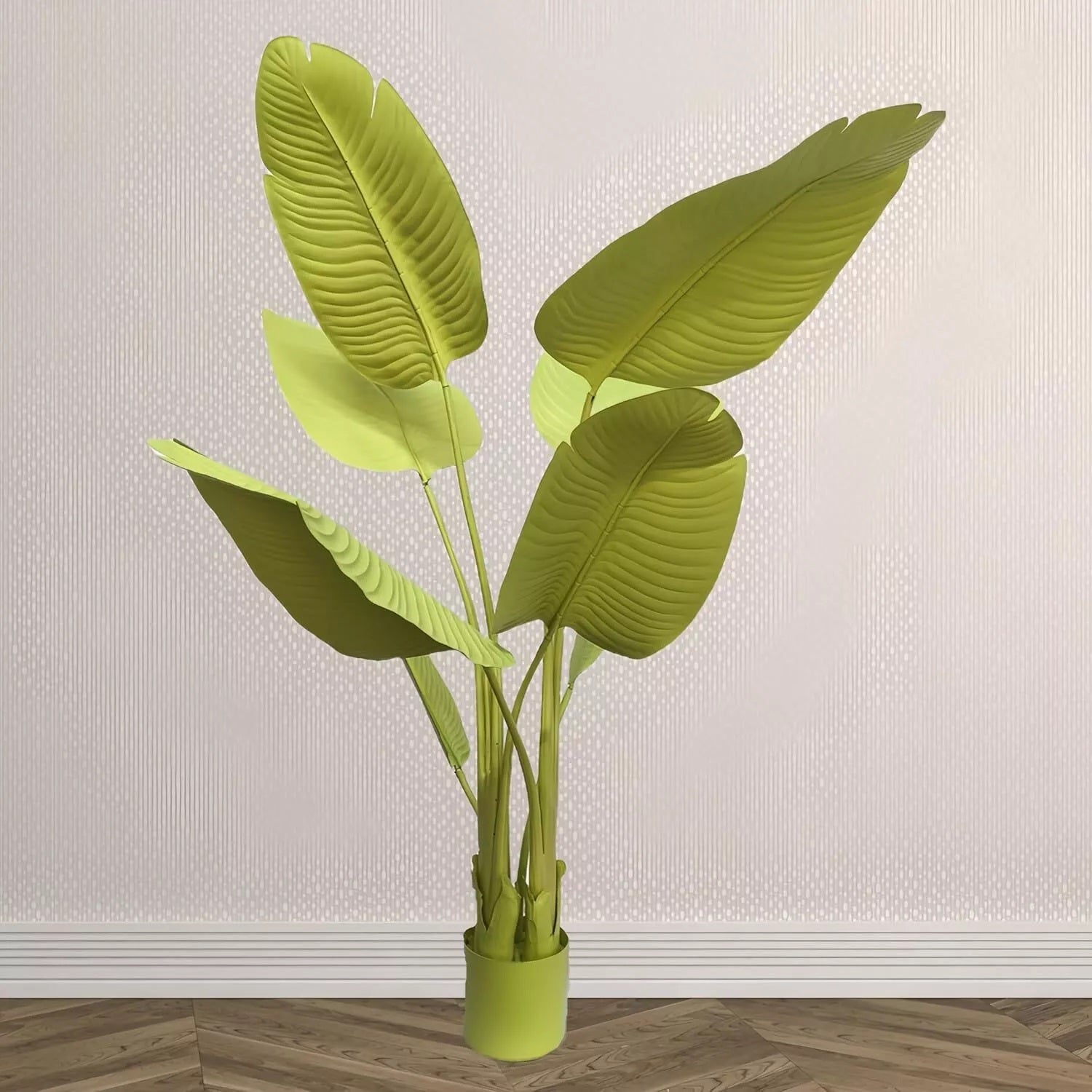 120CM Artificial Tropical Traveller Palm Bird of Paradise Faux Plant for Outdoor Indoor Decor