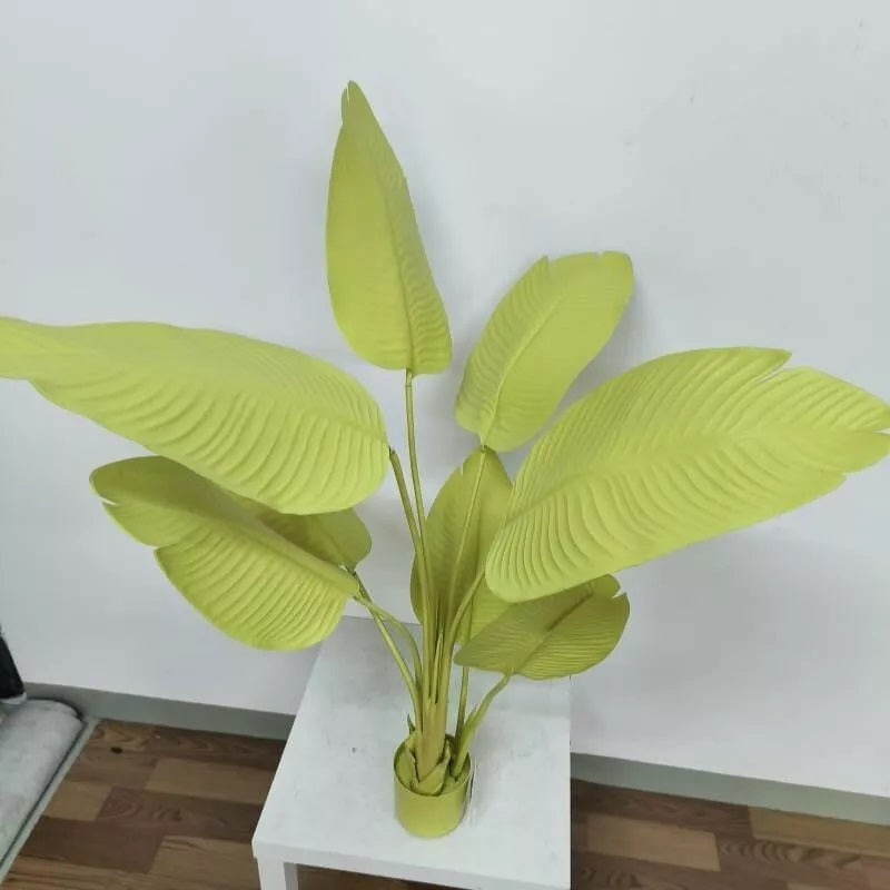 120CM Artificial Tropical Traveller Palm Bird of Paradise Faux Plant for Outdoor Indoor Decor