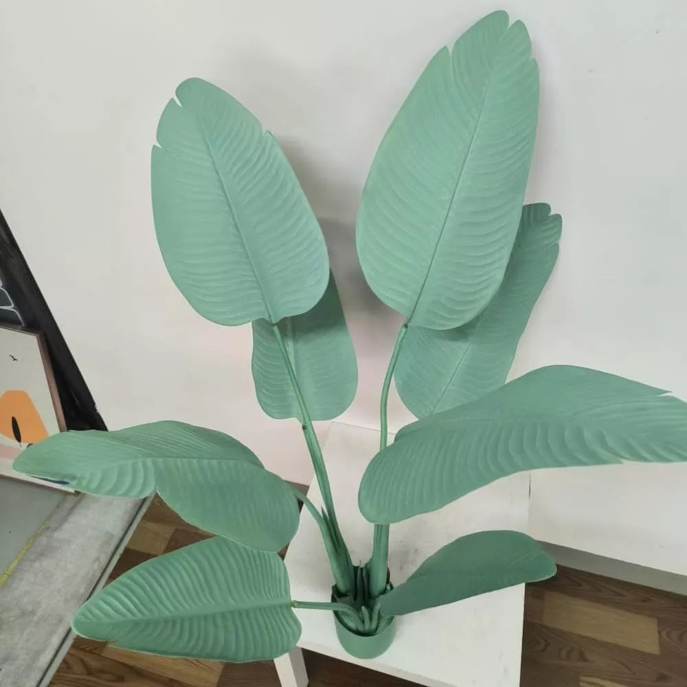 120CM Artificial Tropical Traveller Palm Bird of Paradise Faux Plant for Outdoor Indoor Decor