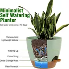 9/10/12 inch 3 PCS Self Watering Planters Kit Drainage Hole Plants Flower Pot