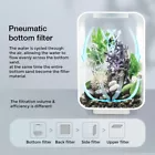 Mini Acrylic Betta Fish Tank Desktop Smart Ecological Tank Aquarium Complete Set