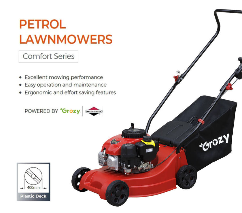 Petrol Lawn Mower 40cm Self-Propelled 3-in-1 System 4-Stroke Lawnmower