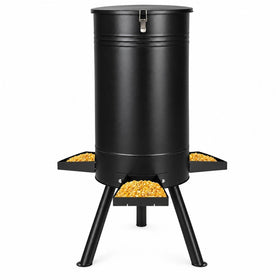 50-75 LB Deer Feeder Weatherproof Auto Dispenser with 3 Feeding Tray Wildlife