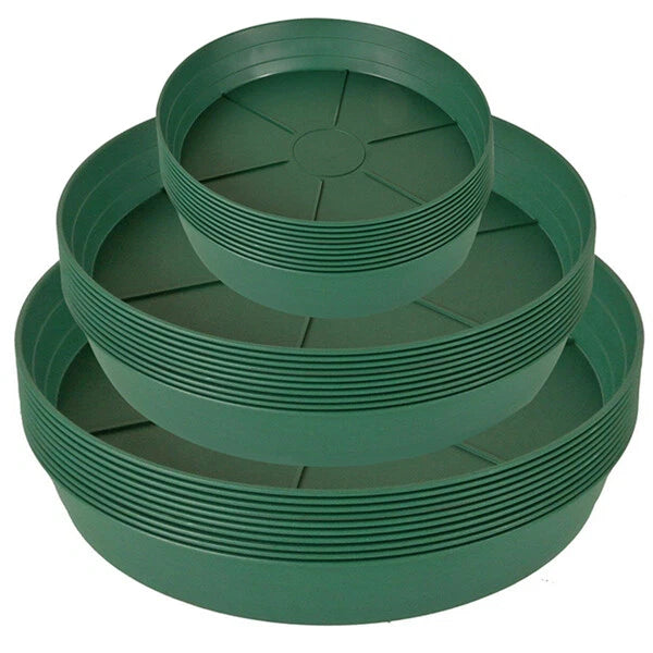 Heavy Duty Plant Pot Drip Tray Plastic Saucer Indoor Outdoor Garden Hydroponic Growing Pots