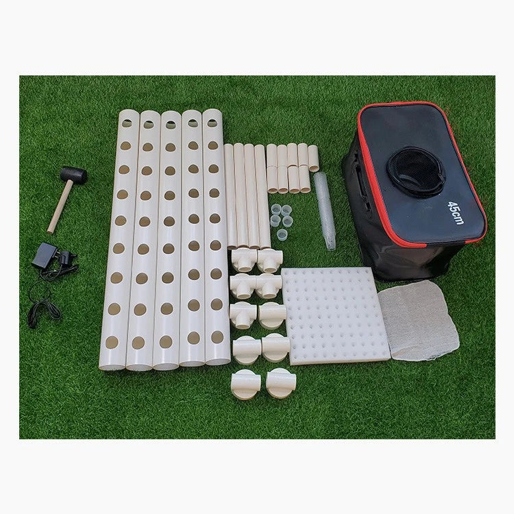 45/90/108/144 Sites Hydroponic NFT Grow System with Timer Water Tank Vegetable Planting Kit