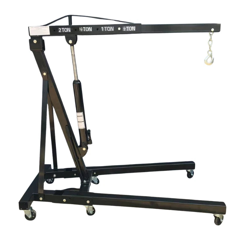 2 Tonne Hydraulic Engine Crane Folding Hoist Portable Garage Workshop Car Engine Lifter