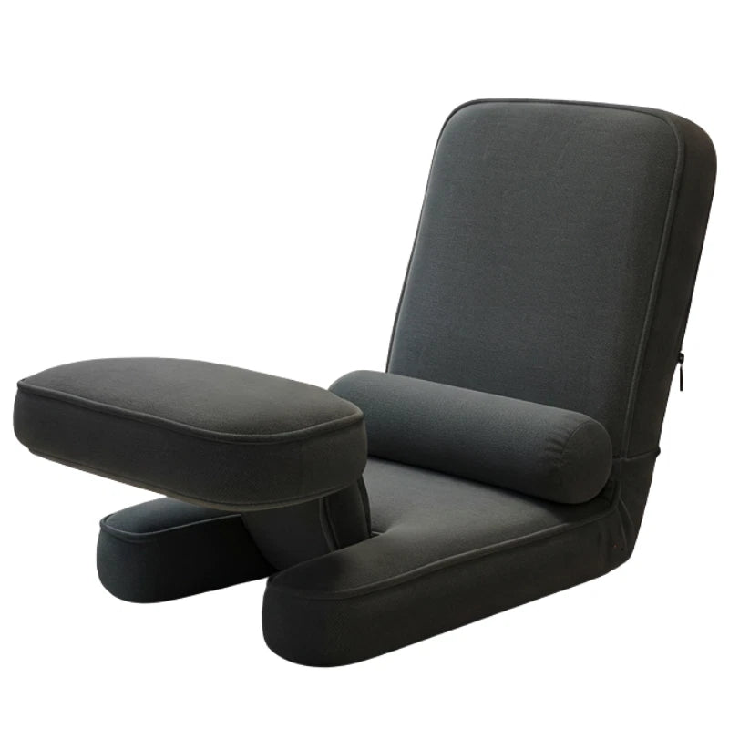 Adjustable Floor Gaming Sofa Single Lazy Tatami Chair with Laptop Stand Foldable
