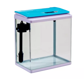 30L Aquarium Fish Tank with LED Light LCD Digital Display Complete Set