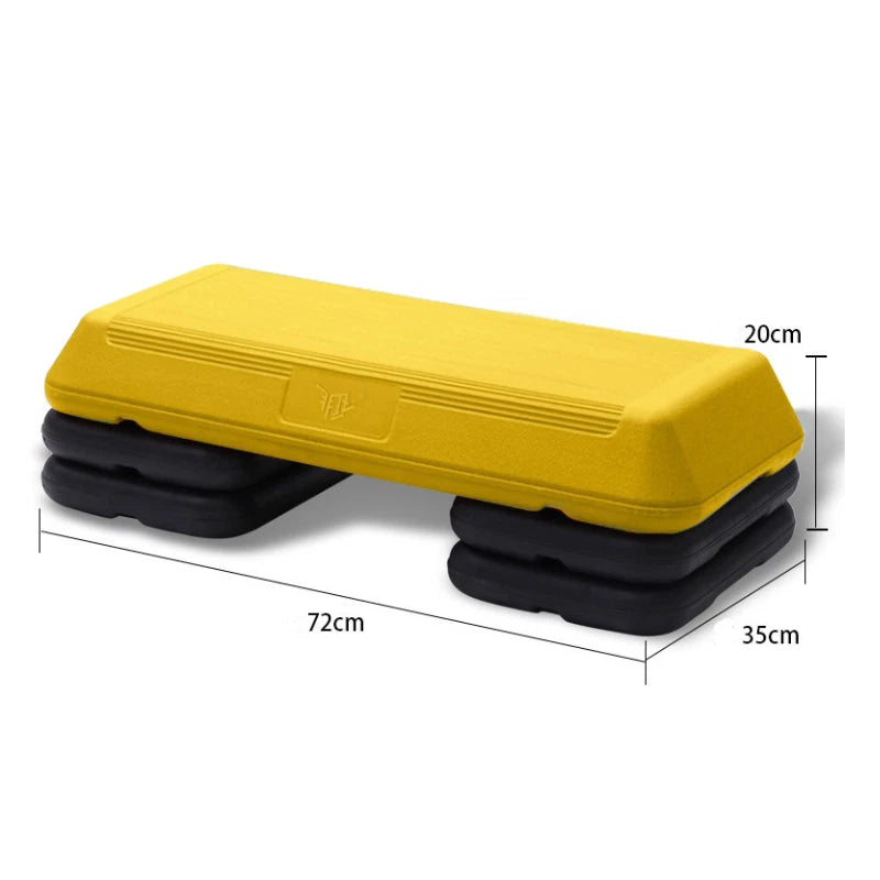 72cm Aerobic Step Exercise Stepper Gym Riser Workout Fitness Cardio Bench Block