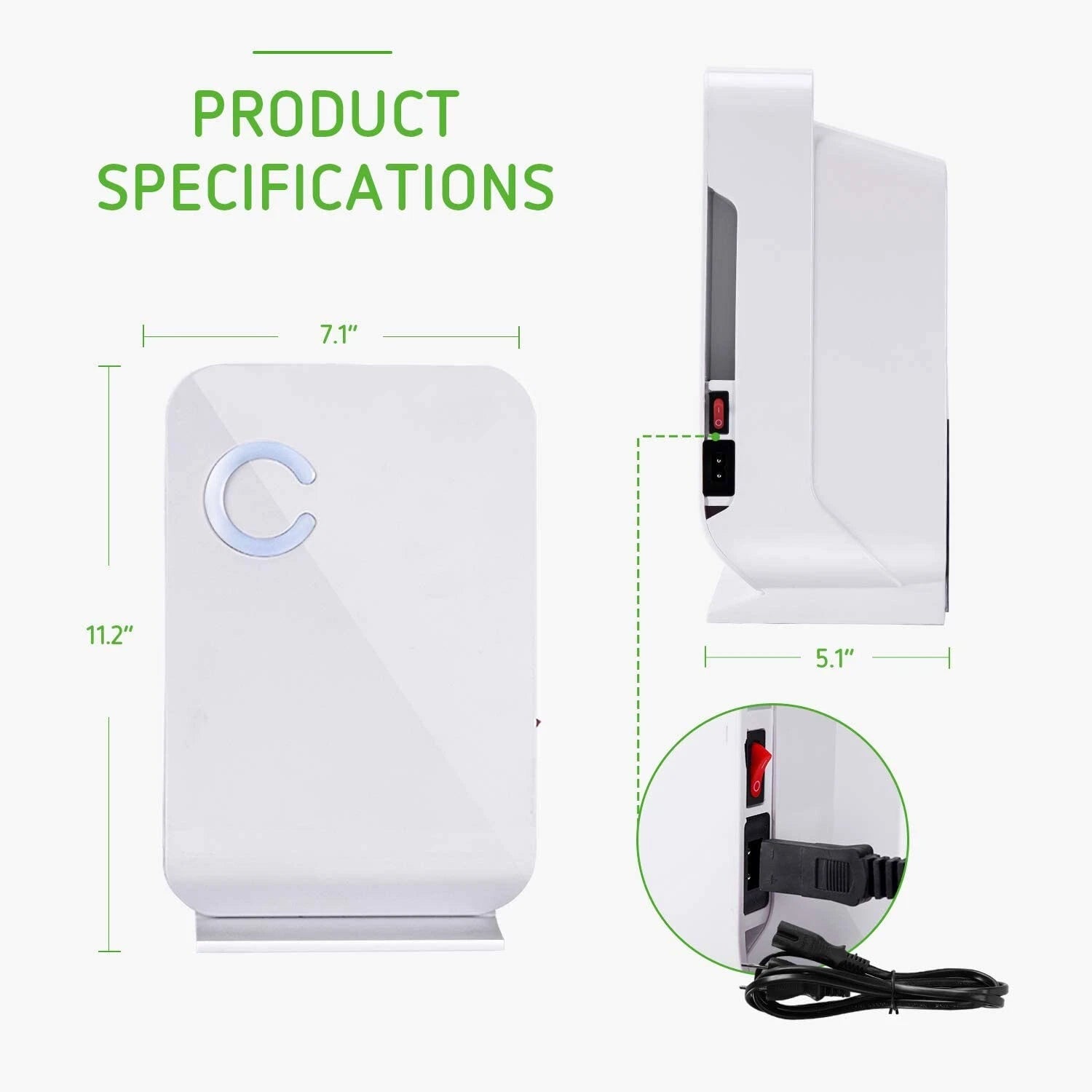 Mini Dehumidifier Portable Home Office for Grow Tent Room Closets Bathroom