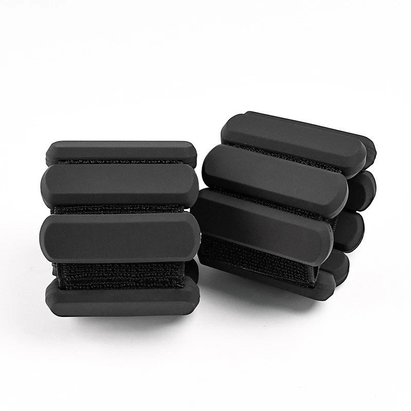 1/2/4 Pair Adjustable Weighted Bangles Ankle Wrist Weights Fitness Running Gym