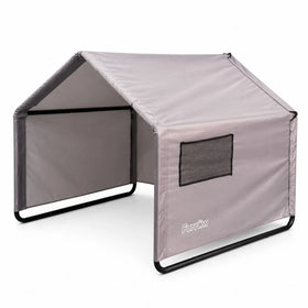 FURRAW 120x120x100cmOutdoor Dog Shade Tent Waterproof Canopy Pet Shelter with Windows