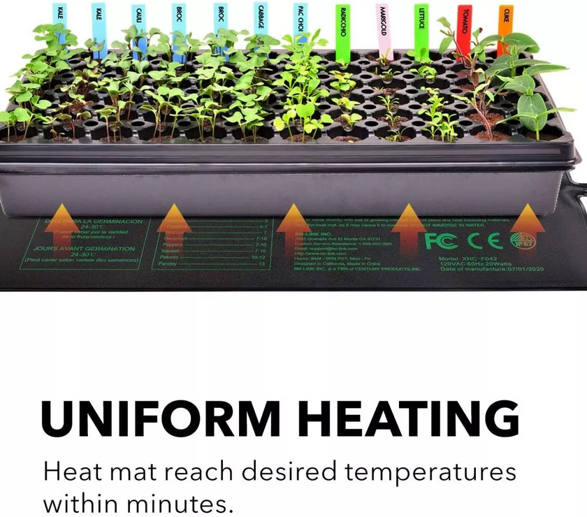 Large Seedling Heat Mat Heating Pad for Hydroponics Propagation Germination