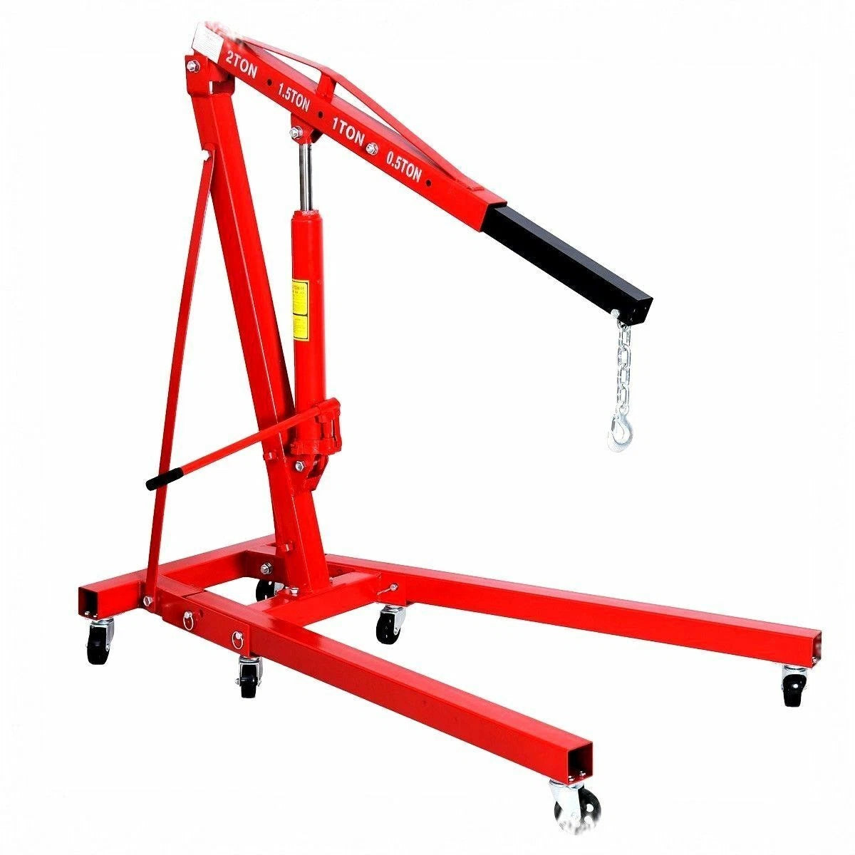 2 Tonne Hydraulic Engine Crane Folding Hoist Portable Garage Workshop Car Engine Lifter