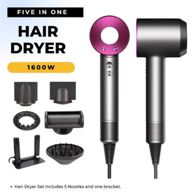 Hair Dryer Styling Blower Lightweight High Speed Care Ionic Heat Blow Salon Home