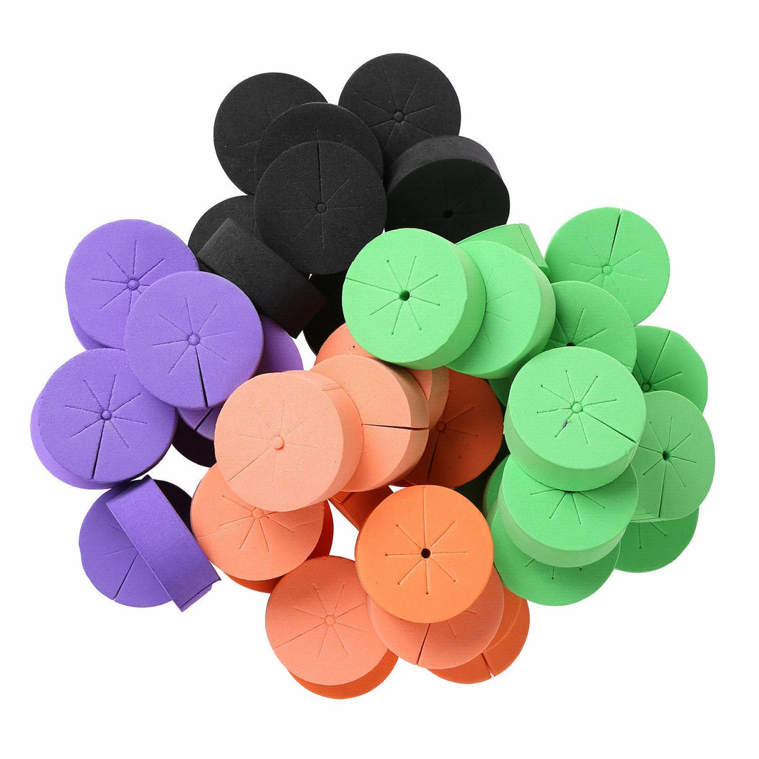 Neoprene Clone Collar Discs Hydroponic Growing Foam Inserts for Plant Cloning & Seedlings