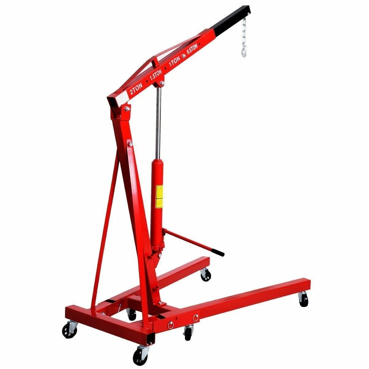 2 Tonne Hydraulic Engine Crane Folding Hoist Portable Garage Workshop Car Engine Lifter