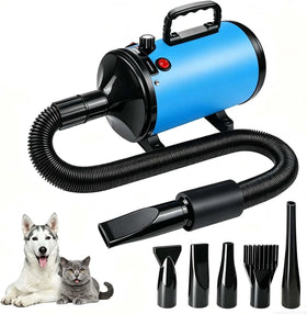 3200W Pet Hair Dryer Hairdryer Dog Cat Grooming Blower Blaster Heater Adjustable