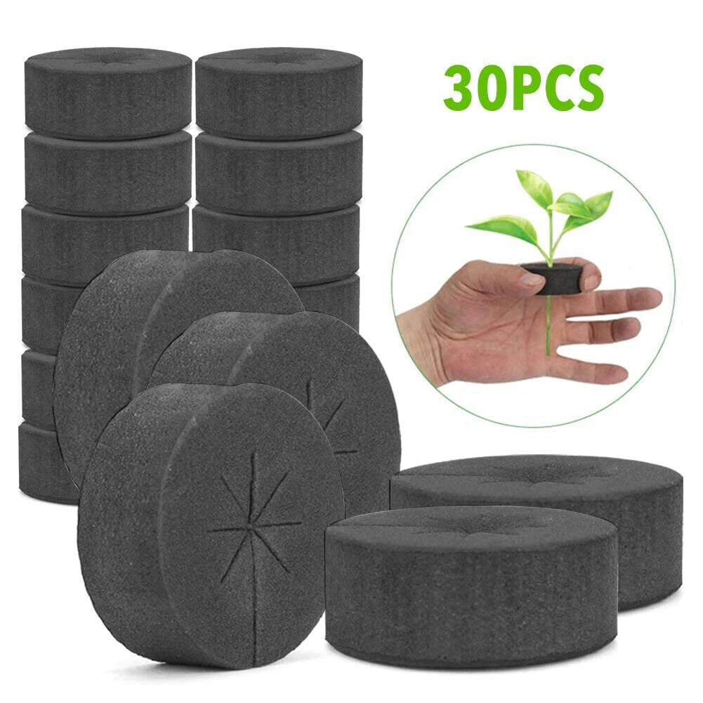 Neoprene Clone Collar Discs Hydroponic Growing Foam Inserts for Plant Cloning & Seedlings