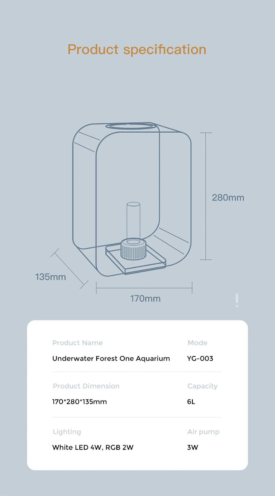 Mini Acrylic Betta Fish Tank Desktop Smart Ecological Tank Aquarium Complete Set