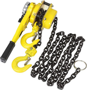 Manual Lever Chain Hoist 0.75t 1.5m Hand Traction Warehouse Construction Garage
