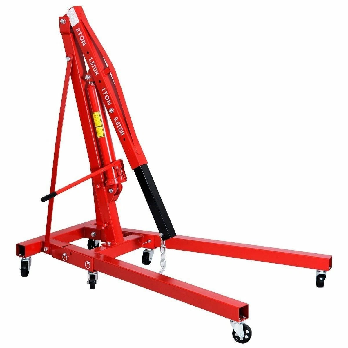 2 Tonne Hydraulic Engine Crane Folding Hoist Portable Garage Workshop Car Engine Lifter