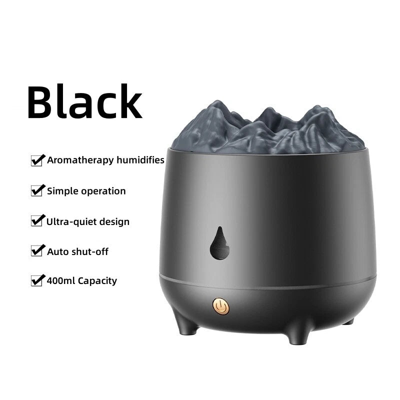 Air Humidifier LED Ultrasonic Mist Aroma Oil Diffuser Purifier Home 400ML USB AU