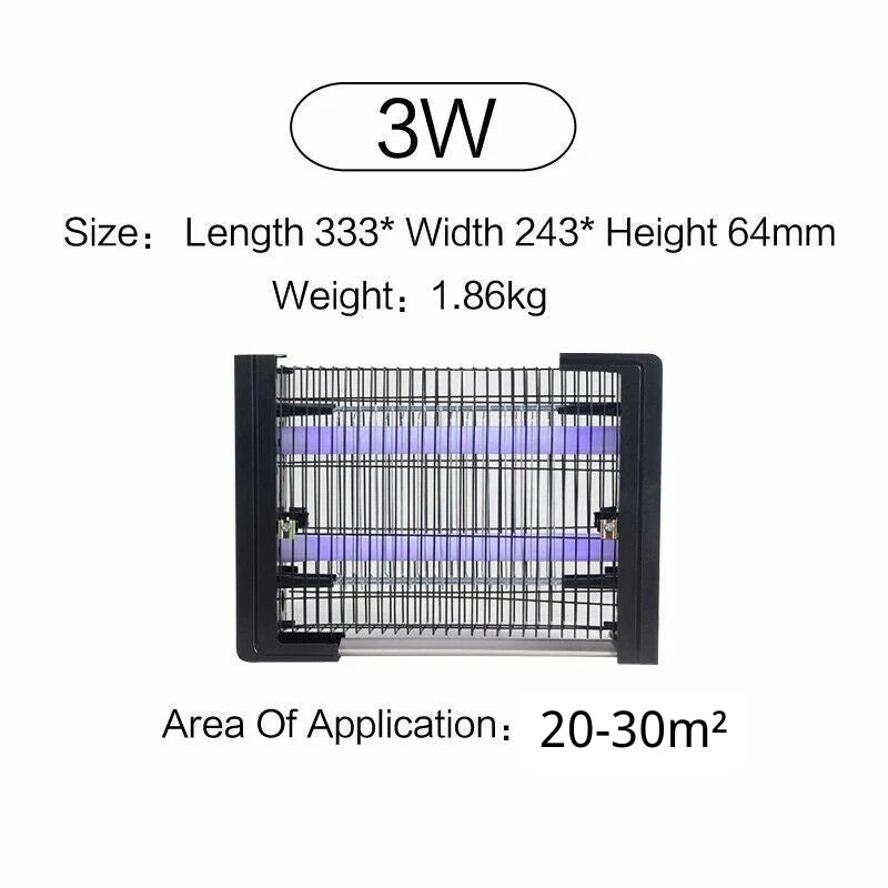 Electric UV Mosquito Insect Killer Lamp Indoor Outdoor Fly Bug Zapper Trap Light