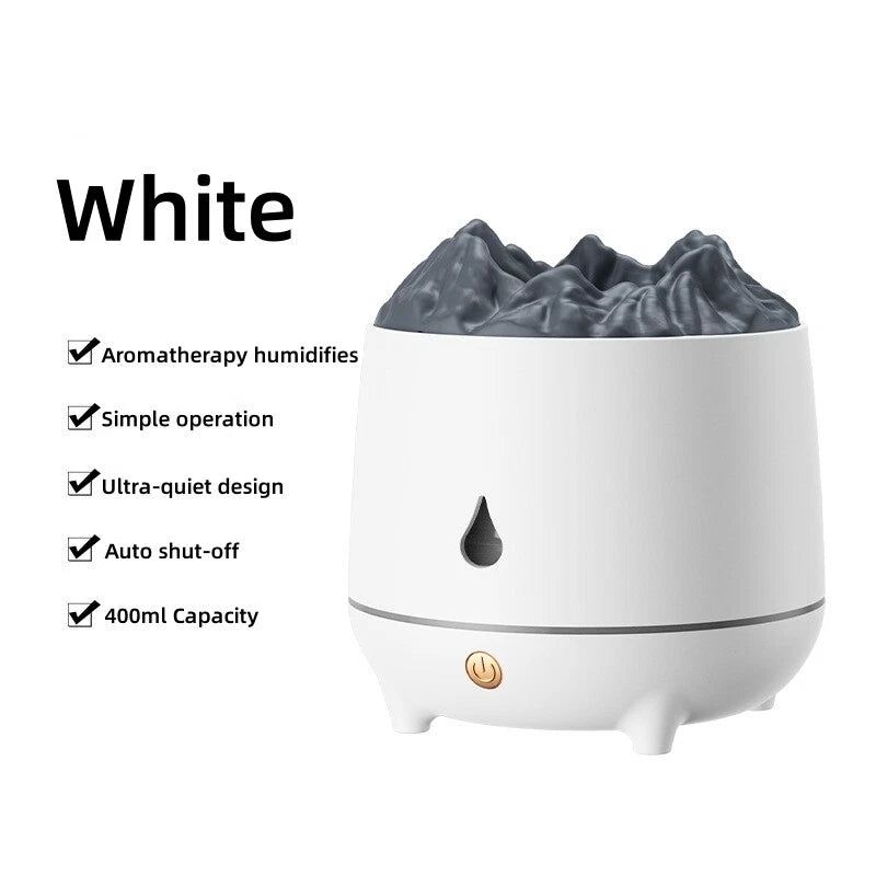 Air Humidifier LED Ultrasonic Mist Aroma Oil Diffuser Purifier Home 400ML USB AU