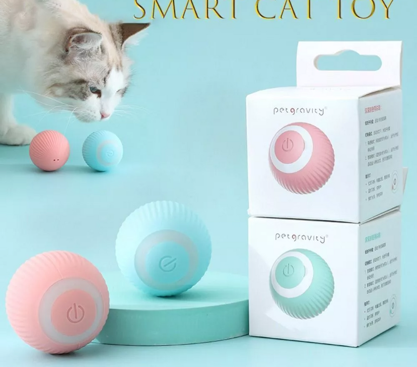 Smart Automatic Rolling Ball Cat Dog Pet Electric Self-Moving Interactive Toy