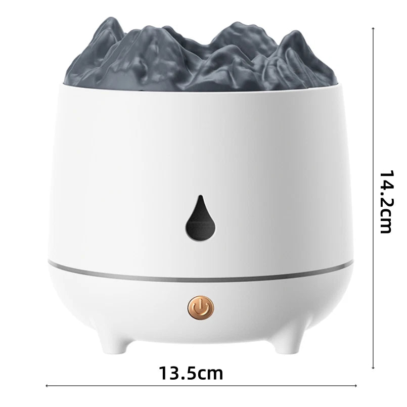 Air Humidifier LED Ultrasonic Mist Aroma Oil Diffuser Purifier Home 400ML USB AU