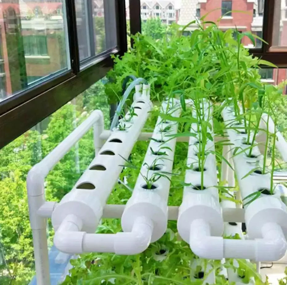 144 Plants Aeroponics Hydroponics Growing Tool Kits Vegetable NFT Growing System